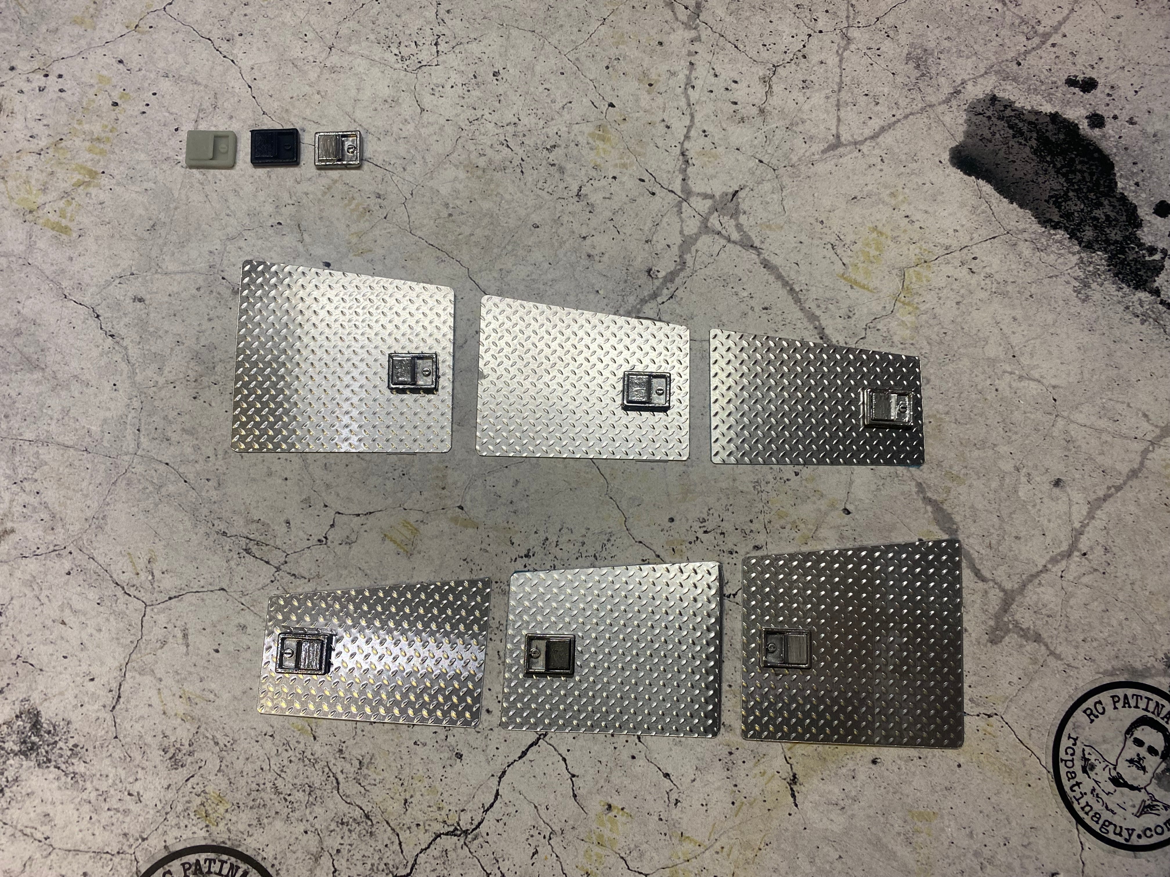 Diamond Plate Door Diamond plate aluminum hauler doors and trailer doors – RC Patina Guy
